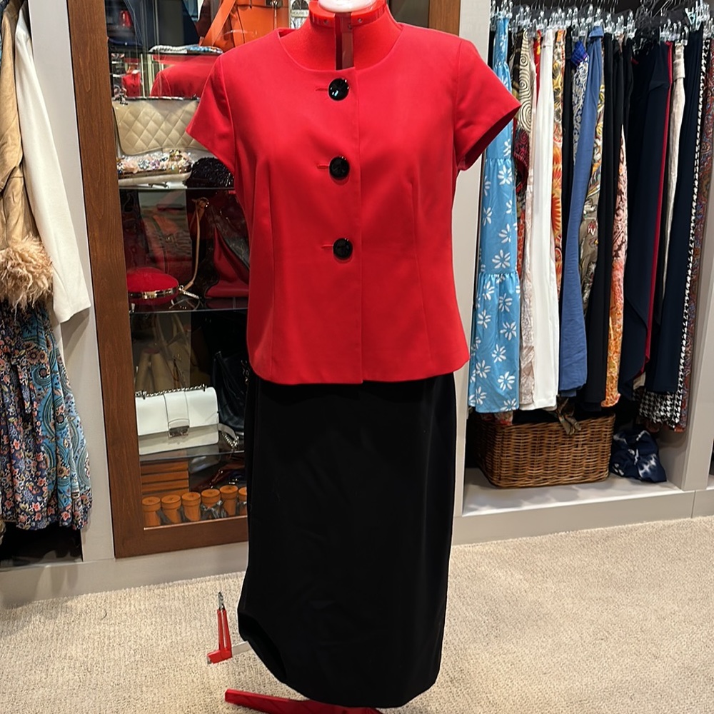 Anne Klein Short Sleeve Suit Jacket size 12